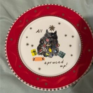 Anthropologie Decorative Plate with Star Accents